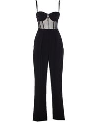 Elisabetta Franchi - Bustier Jumpsuit - Lyst