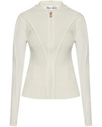 Victoria Beckham - Zip-Up Hooded Jacket - Lyst