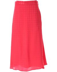 MSGM - Falda Semilarga - Lyst