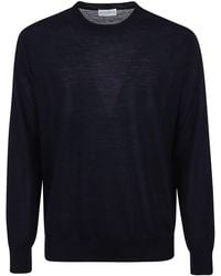 Ballantyne - Wool Crewneck Knitted Pullover - Lyst