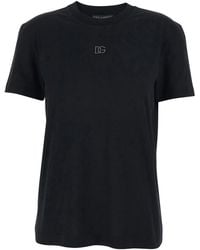 Dolce & Gabbana - Crewneck Logo T-Shirt - Lyst