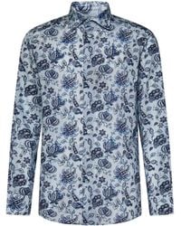 Etro - Light Cotton Long-Sleeved Shirt - Lyst