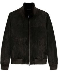 Arma - Arek Shearling Suede Jacket - Lyst
