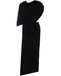 Balenciaga - Asymmetrical Long Dress - Lyst