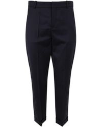 Balmain - Straight Tailored Wool Pants - Lyst