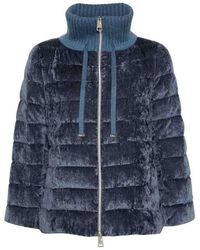 Herno - Corduroy Puff Coat - Lyst