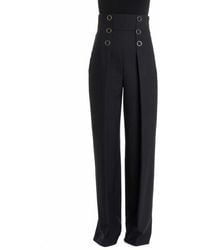 KARL LAGERFELD - Wool Pants - Lyst