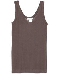 Lemaire - Seamless Ribbed Tank Top - Lyst