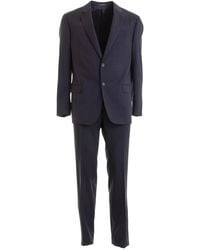 Emporio Armani David Line Suit in Black for Men Lyst