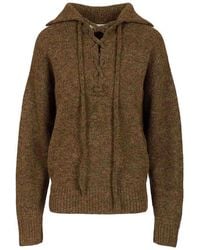 Isabel Marant - Lace-Up Sweater - Lyst