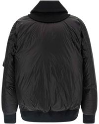 Sacai - Wool Insert Bomber Jacket - Lyst
