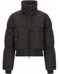 DIESEL 'w-peyt-short' Down Jacket, in Black | Lyst