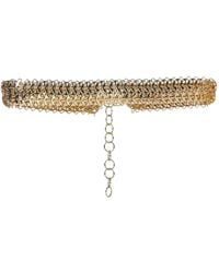 Rabanne - Adjustable Disc Metal Belt - Lyst