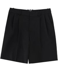 Balmain - Wool Tailored Shorts - Lyst
