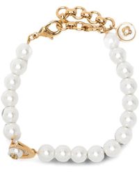 CASABLANCA - Lotus Pearl Bracelet - Lyst