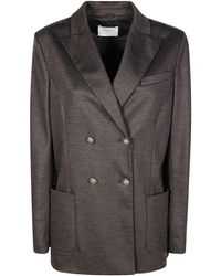 Circolo 1901 - Double-Breasted Wool Jacket - Lyst