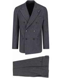 Lardini - Double-Breasted Suit - Lyst