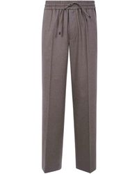 Drole de Monsieur - Elastic Waist Flannel Pants - Lyst