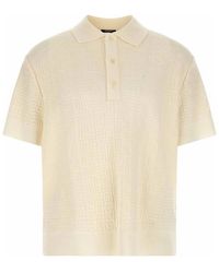 Balmain - Monogram Jacquard Polo Shirt - Lyst