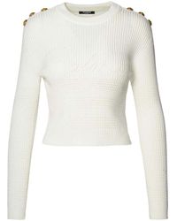 Balmain - Viscose Blend Sweater - Lyst