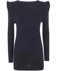Junya Watanabe - Long Sleeves Boat Neck Sweater - Lyst