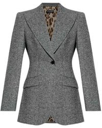 Dolce & Gabbana - Single-Breasted Blazer - Lyst