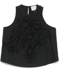 Forte Forte - Embroidered Cotton Top - Lyst