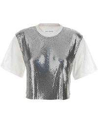 Rabanne - Metal Mesh T-Shirt - Lyst
