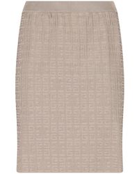 Givenchy - 4g Jacquard Pencil Skirt - Lyst