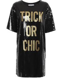 Moschino - Trick Or Chic Sequin Short Dress - Lyst