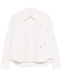 Victoria Beckham - Cropped Long Sleeve Shirt - Lyst