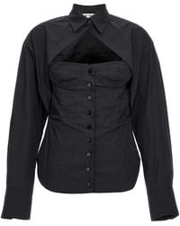 The Attico - Bustier Shirt - Lyst