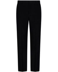 Givenchy - Wool Trousers With Satin Detail - Lyst