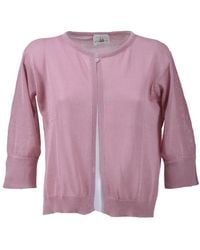 ELEVEN88 - Cotton Cropped Cardigan - Lyst