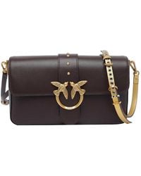 Pinko - Love One Slouchy Crossbody Bag - Lyst