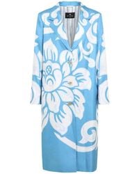 Etro - Printed Caban - Lyst