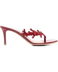 Gianvito Rossi - Ocean Patent Leather Sandals - Lyst