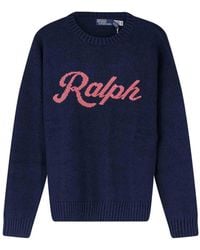Polo Ralph Lauren - Intarsia Logo Sweater - Lyst