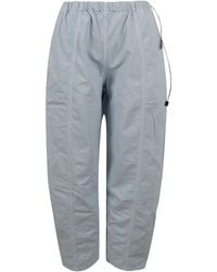 Haikure - Angel Flare Trousers With Drawstring Waist - Lyst