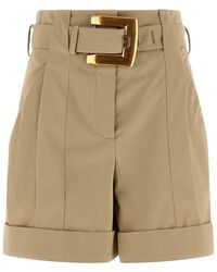 Balmain - Anthem Buckle Shorts - Lyst