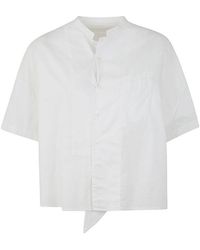 Y's Yohji Yamamoto - N-half Sleeve Box Shirt - Lyst