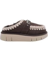 Mou - Suede Bounce Clog - Lyst