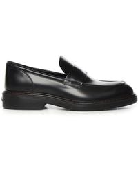 Hogan - H704 Leather Loafers - Lyst