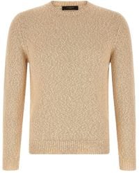 Zanone - Two-Tone Yarn Sweater - Lyst