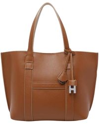 Hogan - Small Script Shopping Bag - Lyst