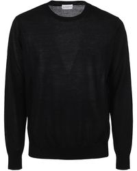 Ballantyne - Wool Crewneck Knitted Pullover - Lyst
