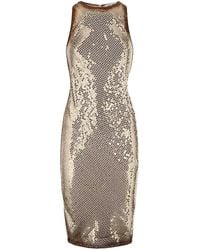 The Attico - Sequin-Embellished Mini Dress - Lyst