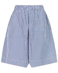 Daniela Gregis - Striped Shorts - Lyst