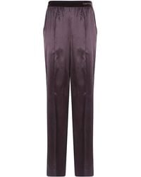 Tom Ford - Peach Feel Silk Satin Pijiamas Trousers - Lyst