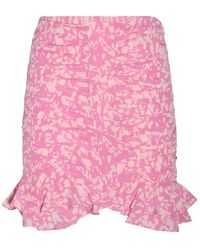 Isabel Marant - Pink Silk Blend Skirt - Lyst